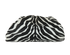 Oversized Zebra Pouch, back view